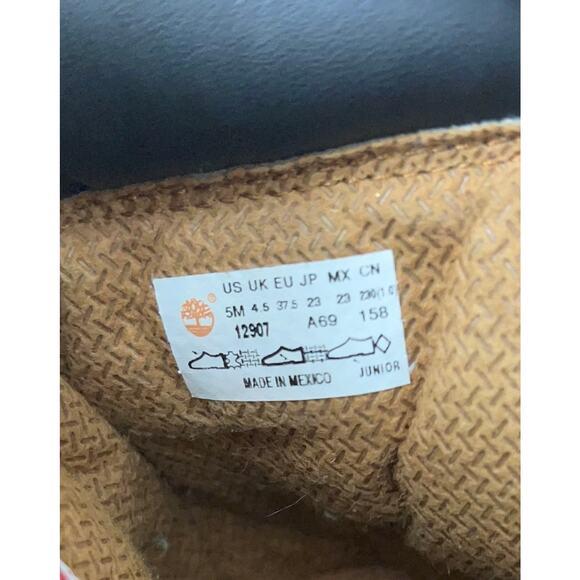 Timberland 6" Premium Waterproof Boots Black Nubuck Size 5 M/M Juniors 012907 - Picture 8 of 11